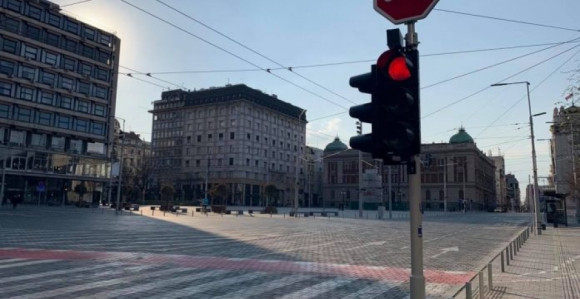 Beogradske ulice za vrijeme najdužeg policijskog časa