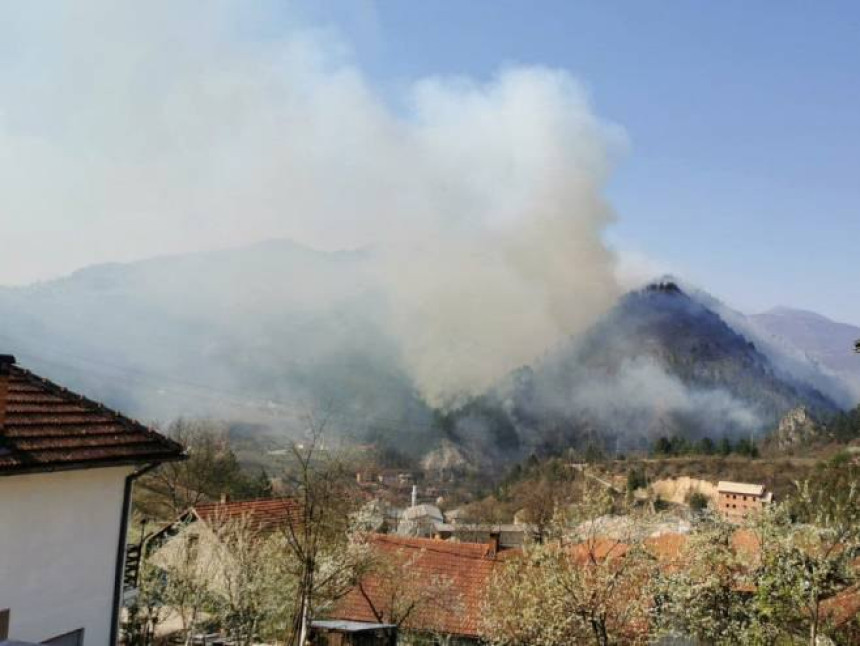 Пожар на подручју Коњица под контролом