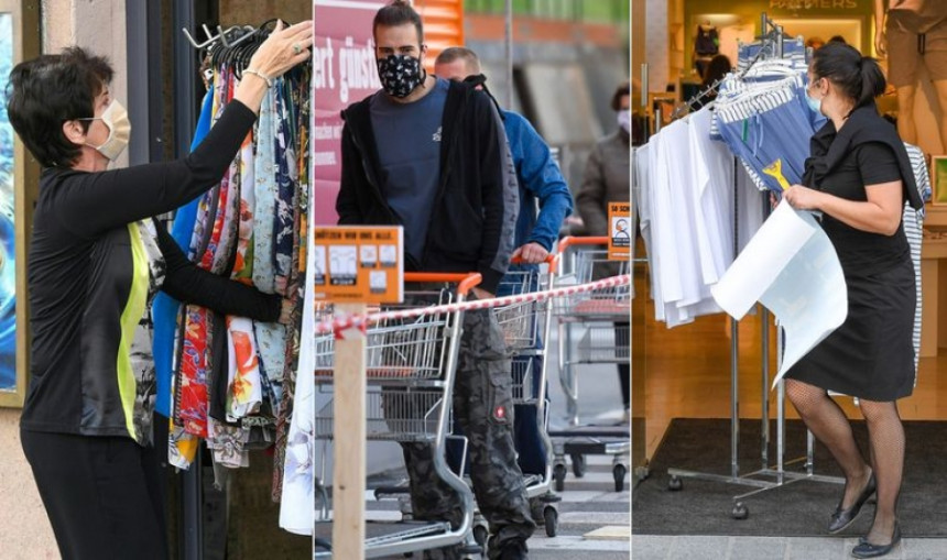 Povratak u normalno stanje, građani pohrlili u markete