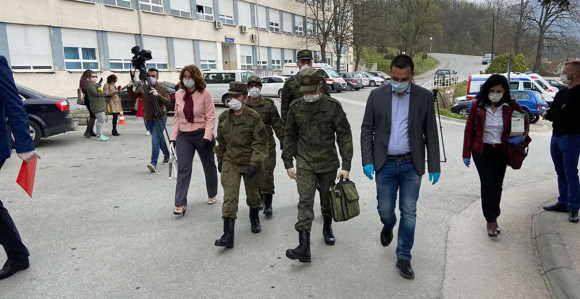 Ruski epidemiološki tim dezinfikovao bolnicu u Doboju