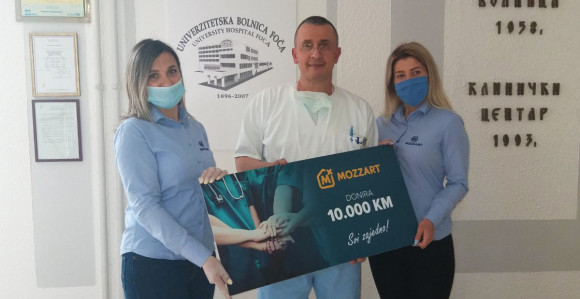 Mozzart donirao sredstva bolnici i građanima u Foči