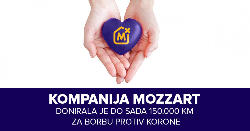 Mozzart donirao 150.000 KM bolnicama i građanima za borbu protiv korone