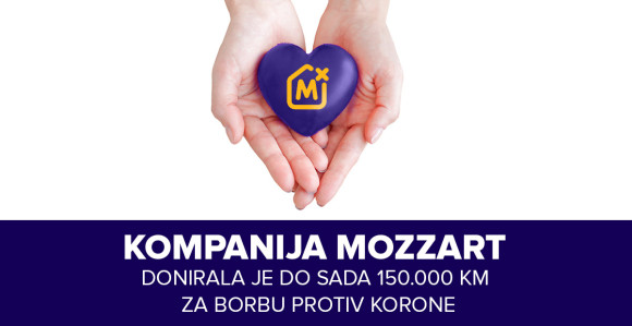 Mozzart donirao 150.000 KM bolnicama i građanima za borbu protiv korone
