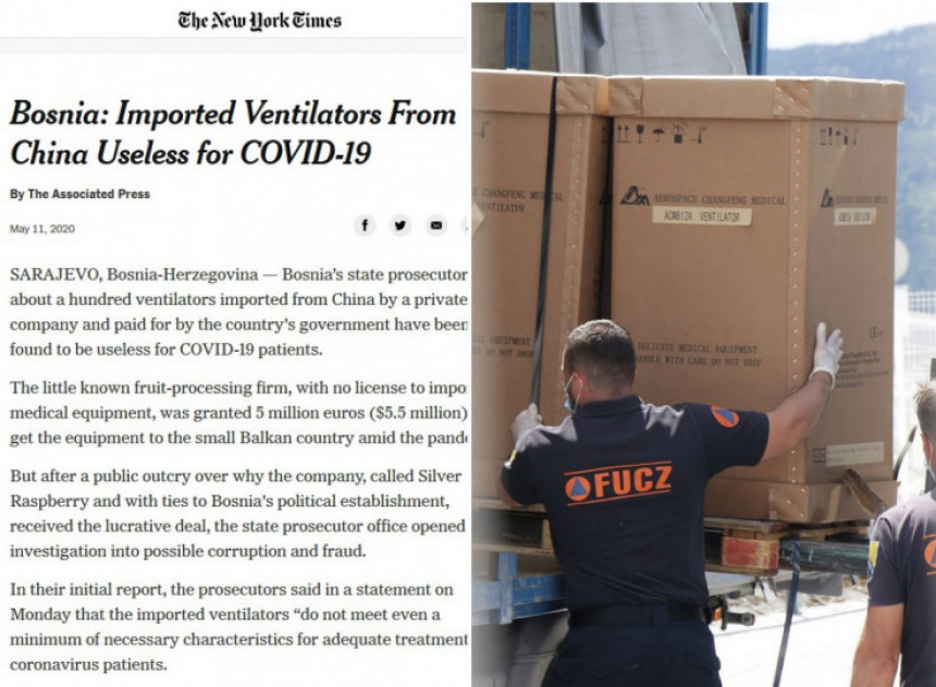 "New York Times" o respiratorima: Nije to ništa čudno!