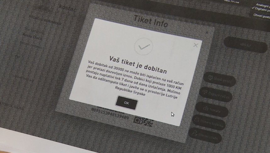 Igrao na lutriji, ali od novca "ni traga ni glasa"