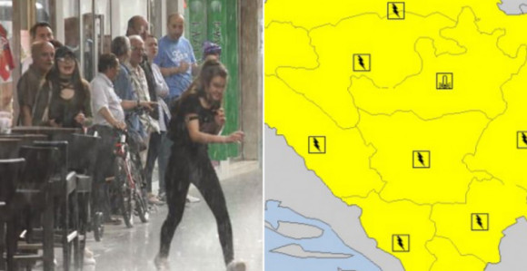 Meteoalarm upaljen za BiH: Sprema se veliko nevrijeme