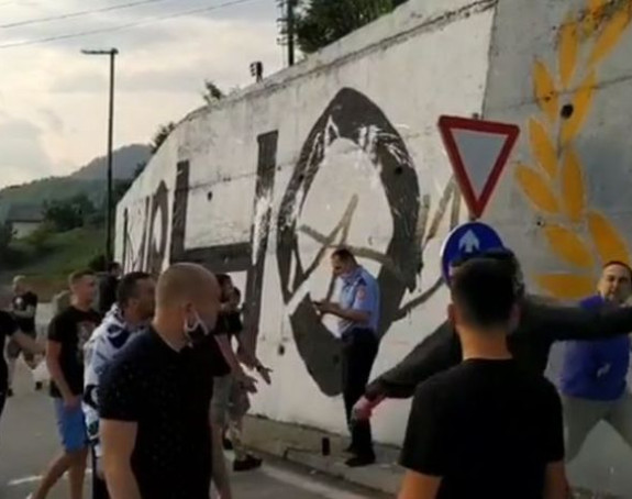 Туча "делија" и "гробара" у Вишеграду због графита