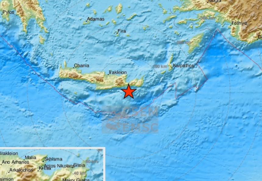 Земљотрес јачине 6,2 погодио грчку обалу, осјетио се и у Дубровнику