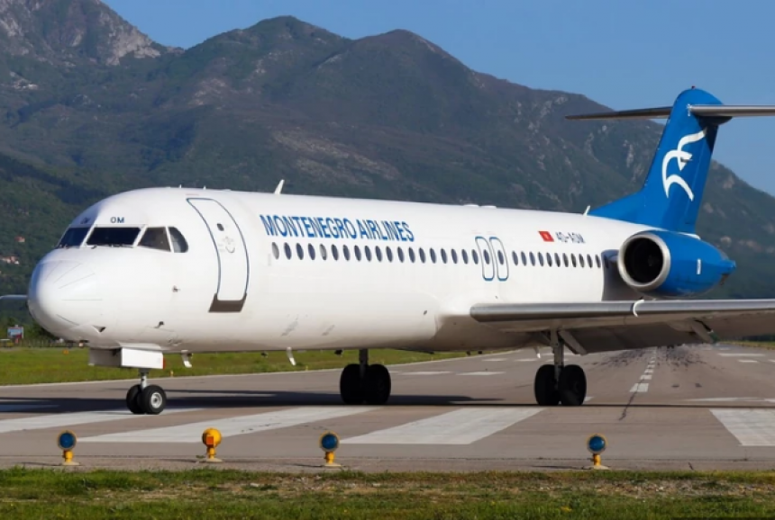 Avionu "Montenegro erlajns" zabranjeno slijetanje u Beograd