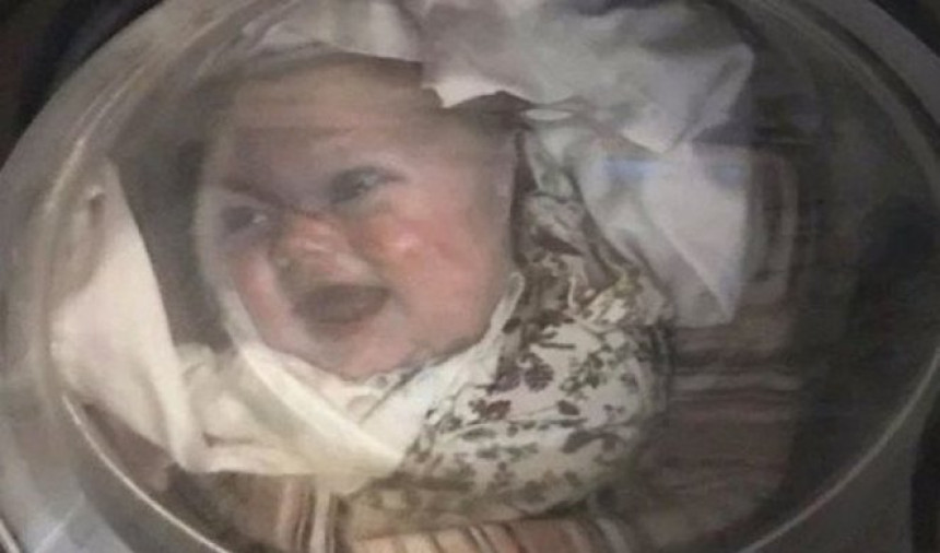 Otkud beba u veš mašini?!