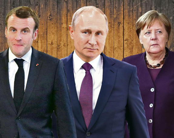 Tramp traži rešenje, Merkelova, Makron i Putin za konflikt