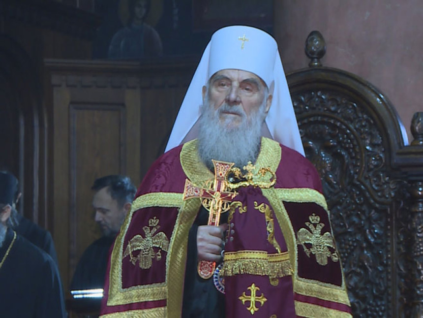 Slava Beograda: Patrijarh Irinej služio liturgiju