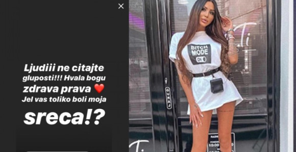 Tijana Ajfon se oglasila na Instagramu