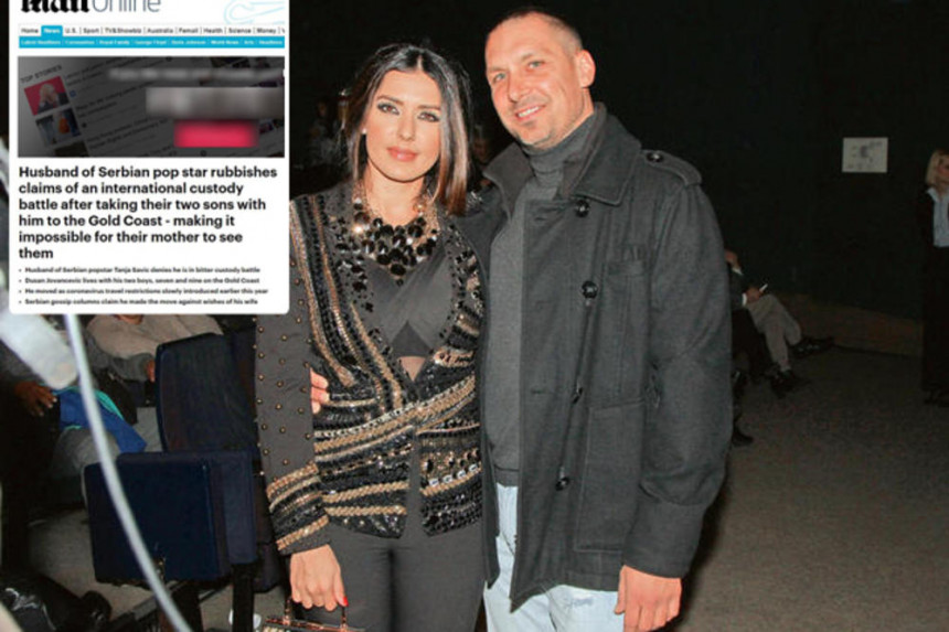 Тања Савић и њен супруг главна вест у британским медијима!