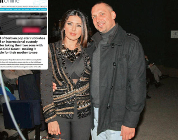 Tanja Savić i njen suprug glavna vest u britanskim medijima!