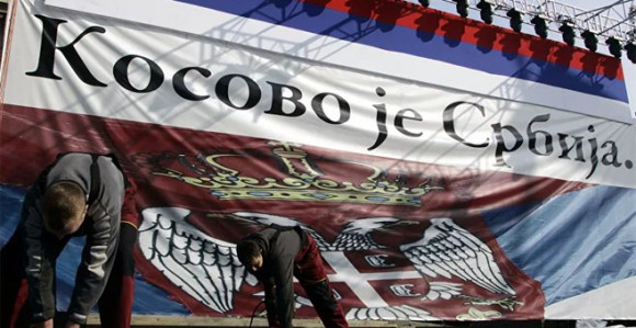 "Kosovo je Srbija" i na protestima u Americi
