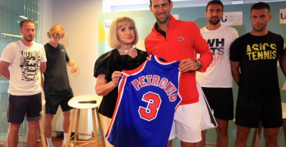 Novak Đoković upoznao majku Dražena Petrovića