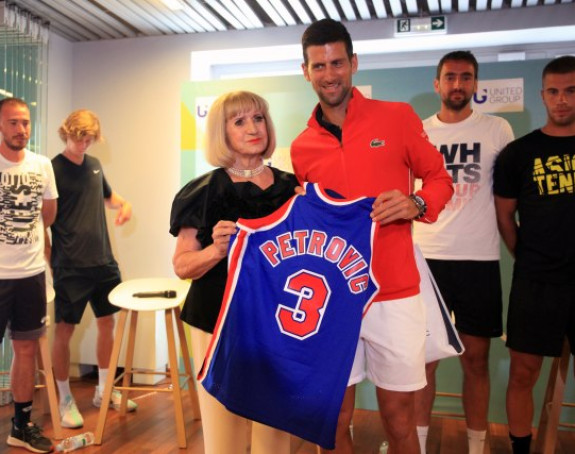 Novak Đoković upoznao majku Dražena Petrovića
