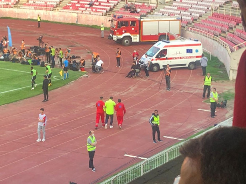 Incident u Nišu poslije gola Vojvodine (VIDEO)