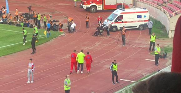 Incident u Nišu poslije gola Vojvodine (VIDEO)