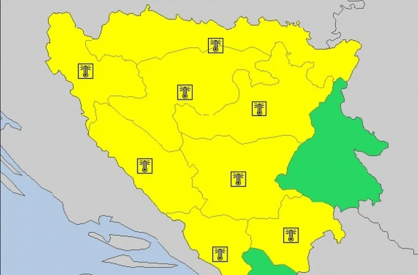 Pogoršanje vremena: U BiH se očekuje kiša i zahlađenje