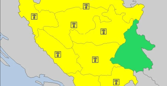 Pogoršanje vremena: U BiH se očekuje kiša i zahlađenje