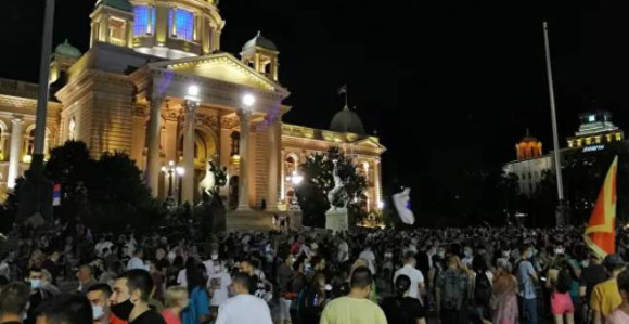 Uhapšene 42 osobe zbog nereda na protestu