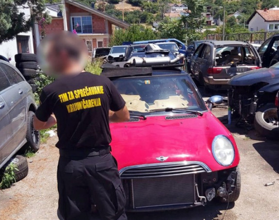 Oduzeta vozila i auto-dijelovi sa 11 auto-otpada