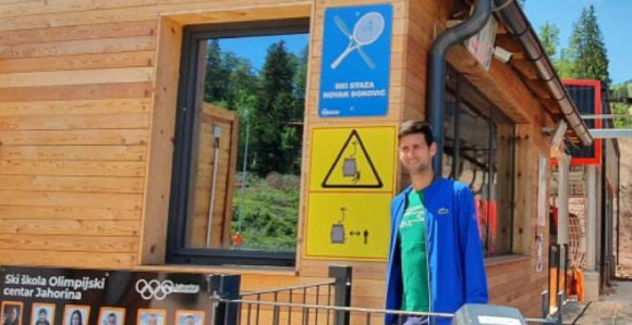 Novak Đoković sa porodicom u posjeti Jahorini
