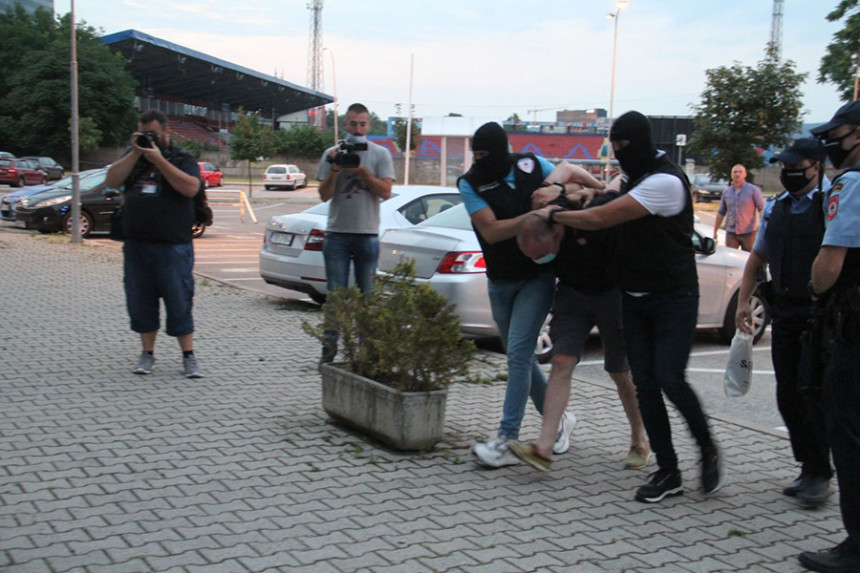 Uhapšeni u akciji "Parma 2" predati u Tužilaštvo (VIDEO)