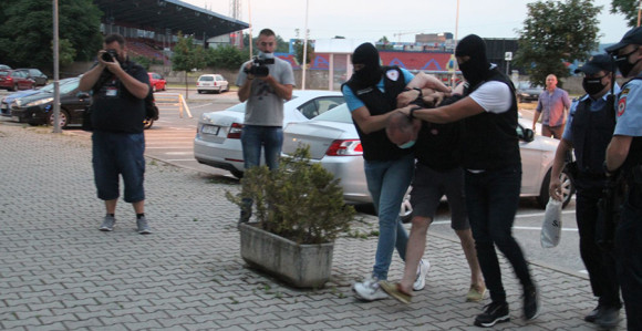Uhapšeni u akciji "Parma 2" predati u Tužilaštvo (VIDEO)