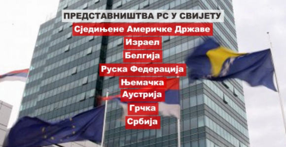 Koliko troše predstavništva Srpske u svijetu?