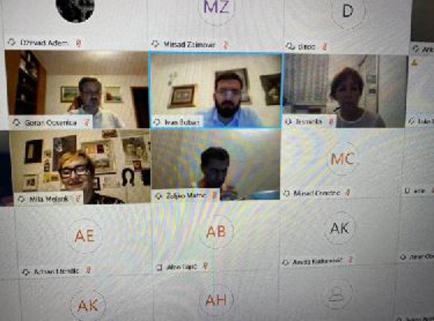 Pomoćnik ministra u FBiH na onlajn sjednici u potkošulji