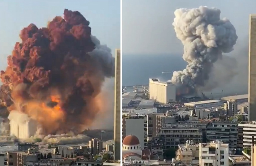 Strašne eksplozije odjekuju Bejrutom, ima i mrtvih