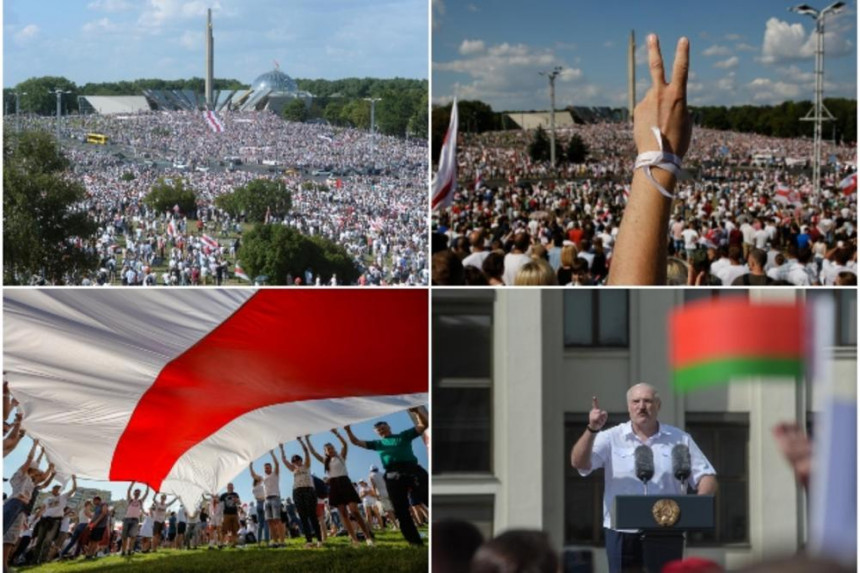 Ključa u Bjelorusiji: 100.000 ljudi ustalo protiv višedecenijske diktature!