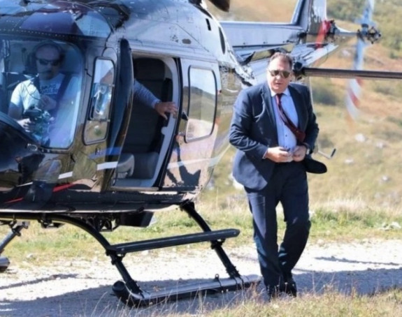 Zloupotreba: Dodik helikopter Republike Srpske koristi za obavljanje stranačkih poslova?!