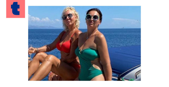 Lepa Brena i Nina Badrić zajedno uživaju na jahti