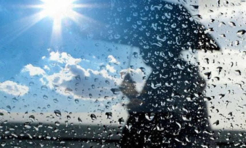 Promjenljivo vrijeme uz sunčane periode, poslijepodne kiša