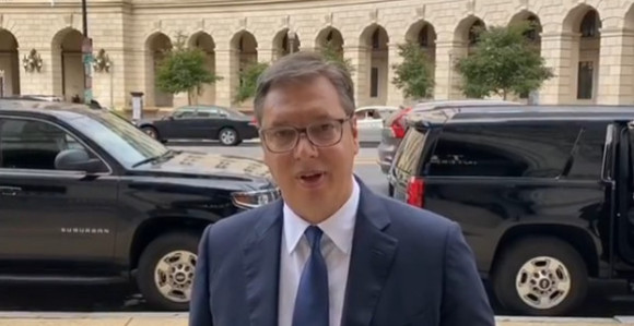 Vučić iz Vašingtona: Nisam prihvatio papir o priznanju Kosova