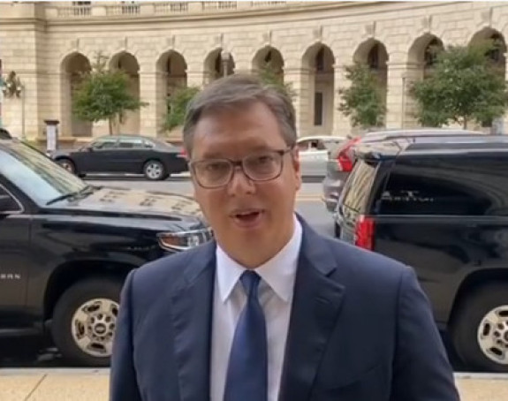 Vučić iz Vašingtona: Nisam prihvatio papir o priznanju Kosova