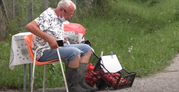 Era Ojdanić prodavao paradajz pored puta!