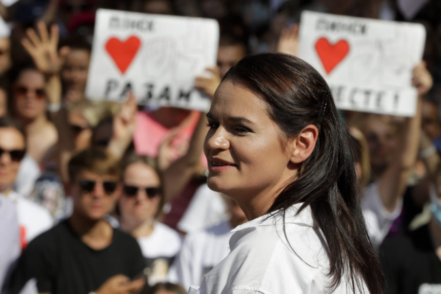 Protest: Marš na rezidenciju Lukašenka