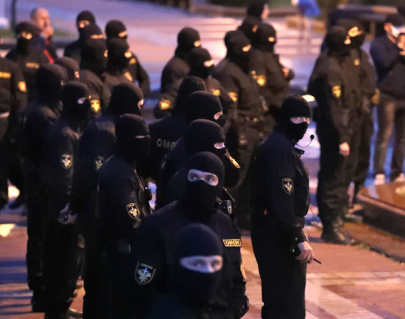 Отета бјелоруска опозиционарака у сред Минска