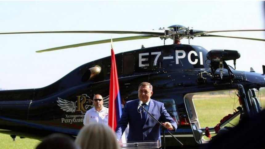 Милорад Додик ће и даље да користи наш хеликоптер у своје сврхе