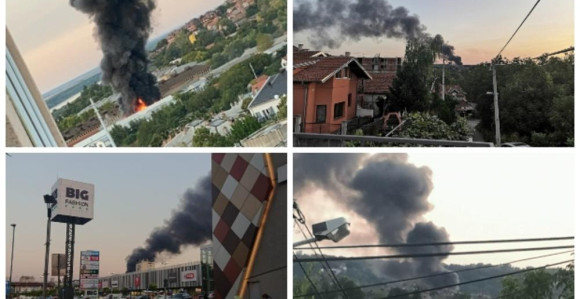 Beograd: Požar u magacinu preduzeća, čula se eksplozija