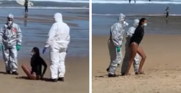 Zaražena djevojka širila koronu na plaži, pa uhapšena