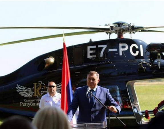 Milorad Dodik će i dalje da koristi naš helikopter u svoje svrhe