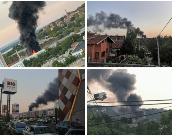 Beograd: Požar u magacinu preduzeća, čula se eksplozija
