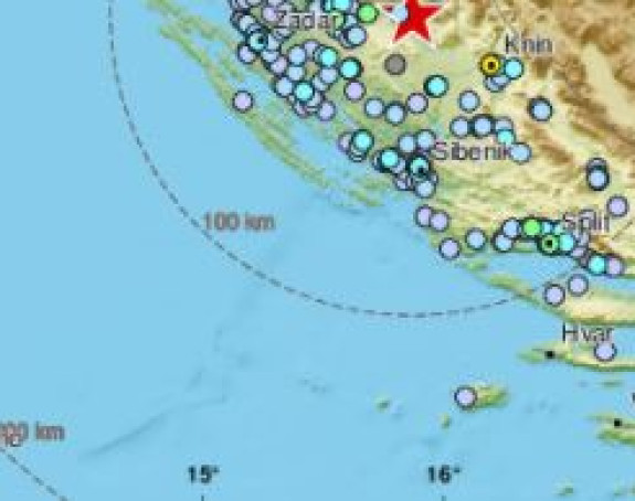 Zemljotres od 4,2 stepena kod Zadra