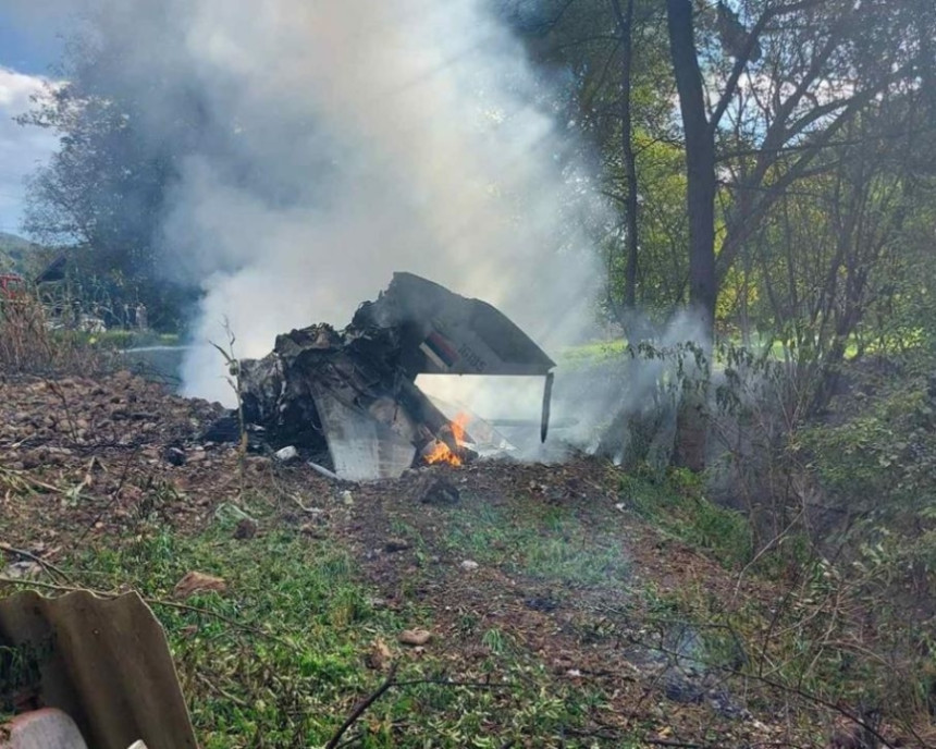 Počela istraga o padu aviona kod Malog Zvornika